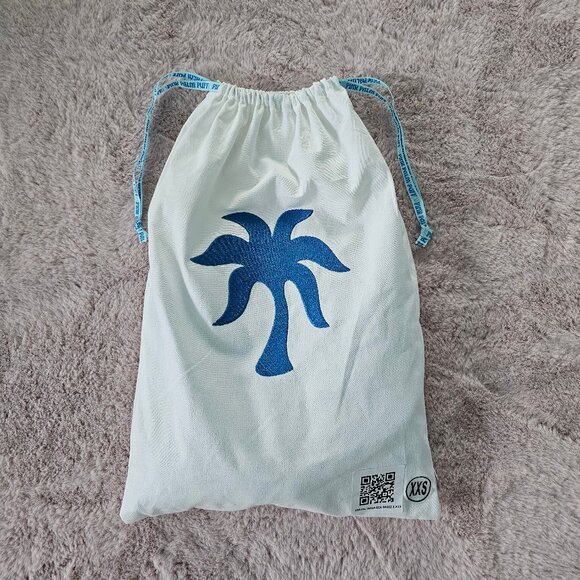 Pink Palm Puff Pajamas in Seabreeze – Size XXS - Picture 4 of 7